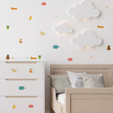 Animals Party 🖼️ Reusable Fabric Decal