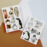 A Serene Zoo 🖼️ Reusable Fabric Decal