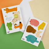 Animals Party 🖼️ Reusable Fabric Decal