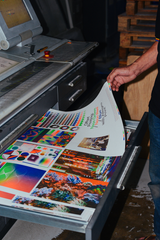 Offset Printing: Neon Green / Neon Red / Neon Blue