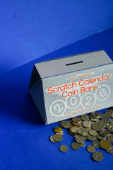 Scratch 2026 Calendar Coin Bank (Pre-Order)
