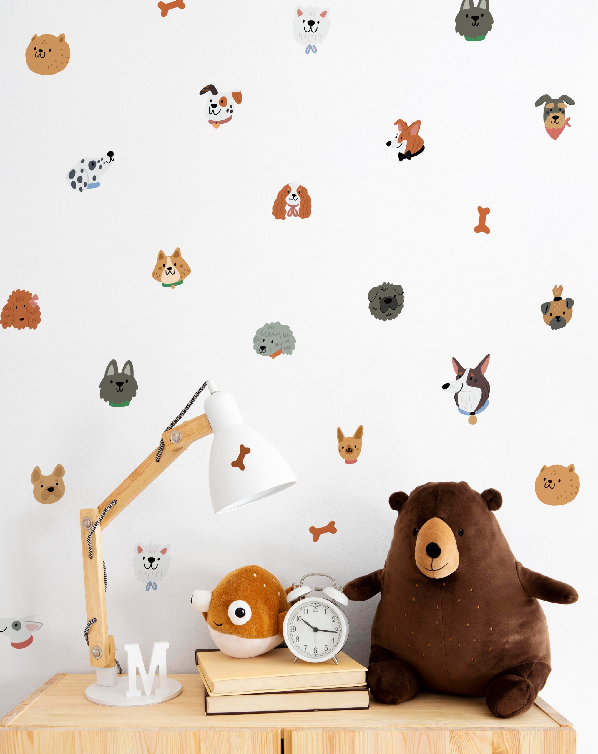 Furry Friends 🖼️ Reusable Fabric Decal