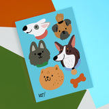 Furry Friends 🖼️ Reusable Fabric Decal