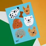 Furry Friends 🖼️ Reusable Fabric Decal