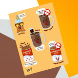 Kopitiam Drinks 🖼️ Reusable Fabric Decal