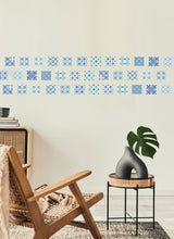 Peranakan Porcelain Tiles 🖼️ Reusable Fabric Decal