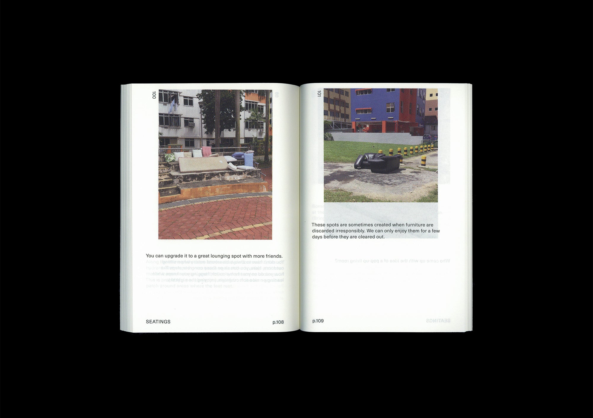 Street Report No.4 Seatings
