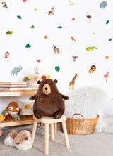 Safari Animals 🖼️ Reusable Fabric Decal