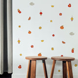 Smiles of A New Year (Small Pack) 🖼️ Reusable Fabric Decal