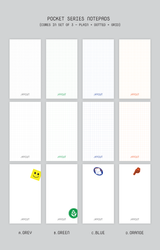 Pocket Series Notepads (Set of 3)
