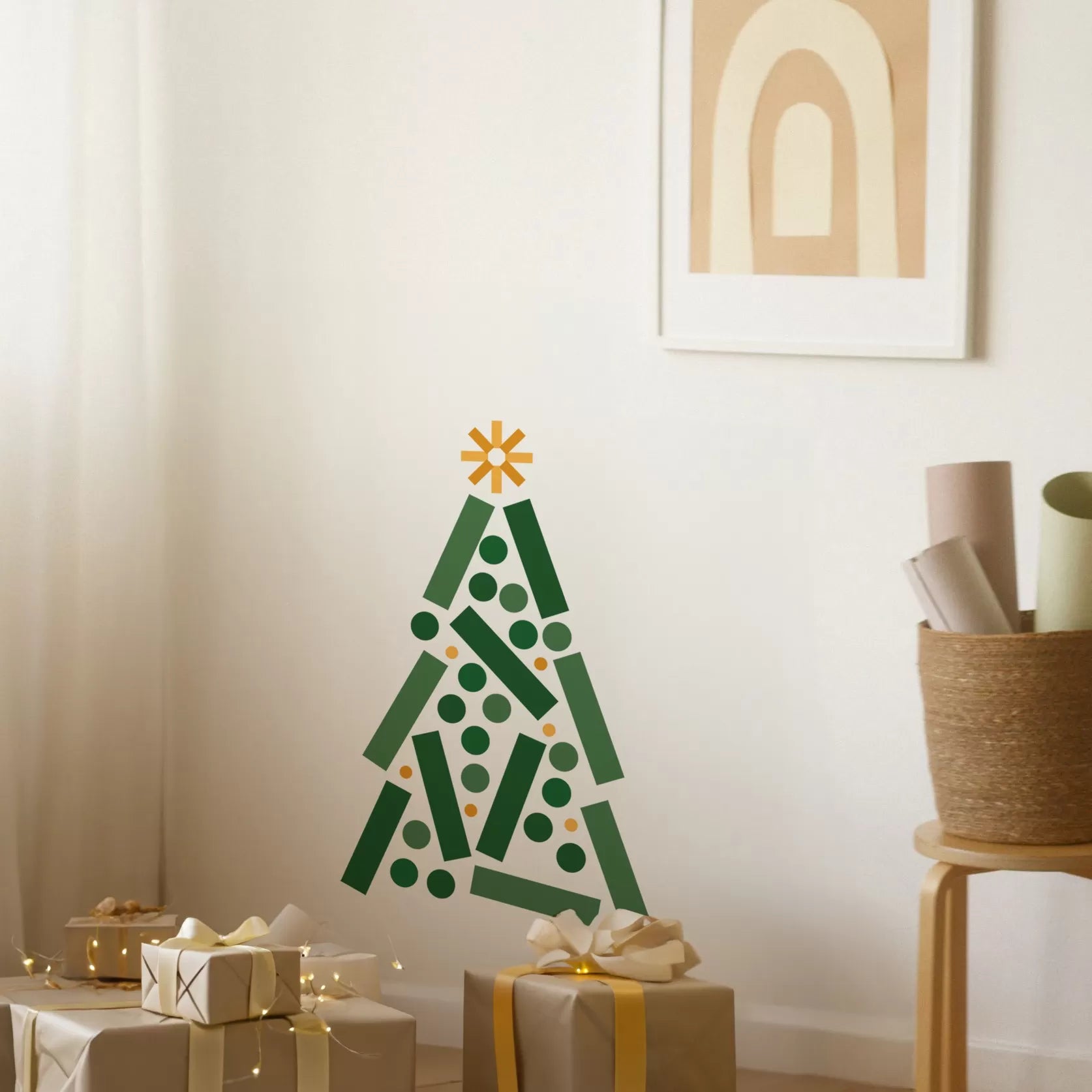 Build Your Own: X'mas Tree II 🖼️ Reusable Fabric Decal