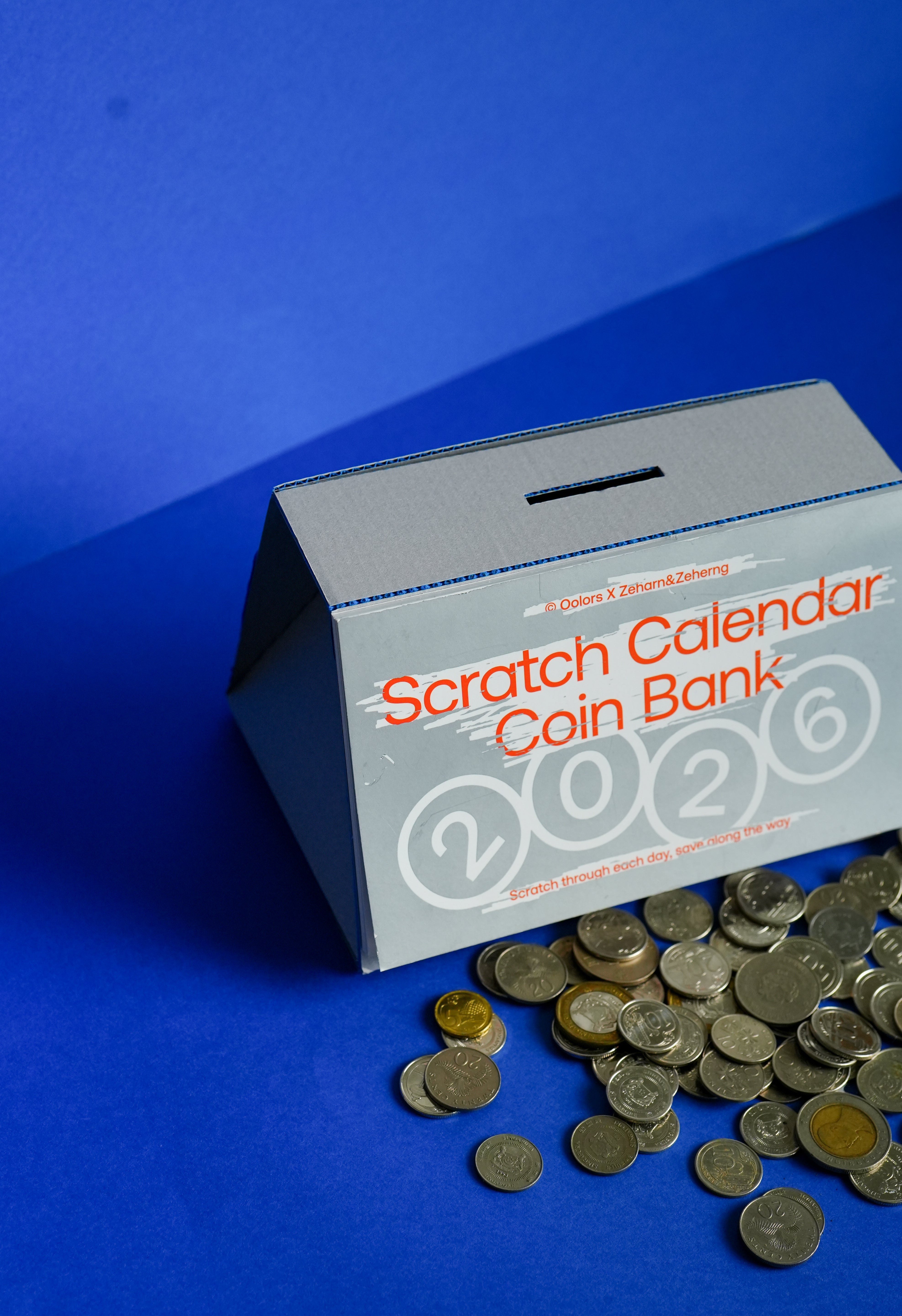 Scratch 2026 Calendar Coin Bank (Pre-Order)