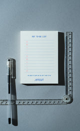 Not To-do List (Neon Pink-Blue)