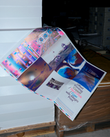 Offset Printing: Copper / Neon Pink / Cyan