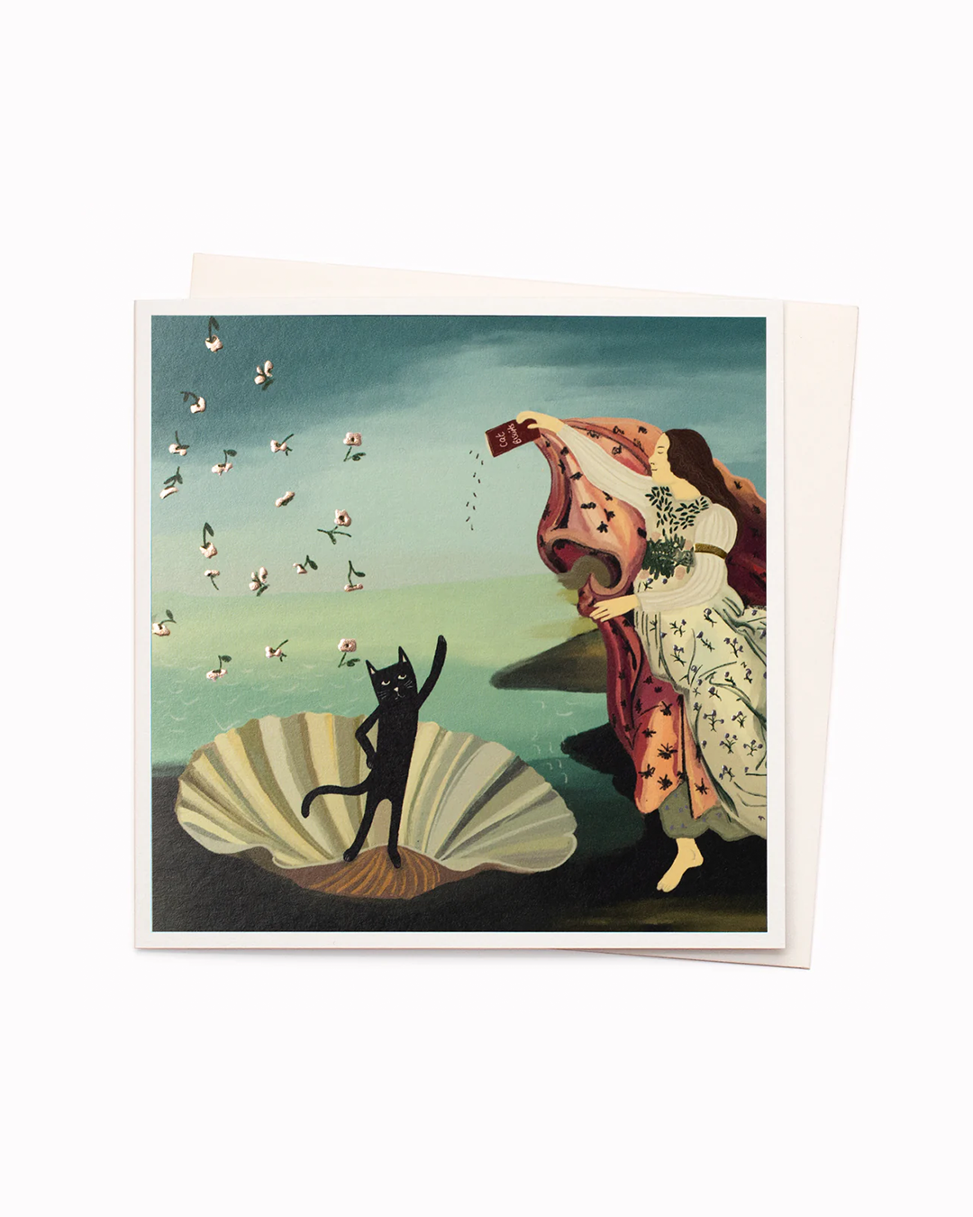 Birth of Venus ✍︎ Art Pun Greeting Card